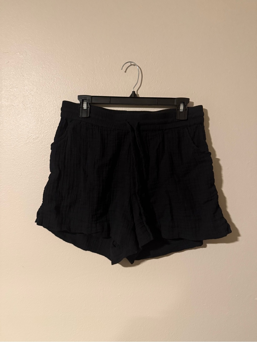 Sea Level Swim Women's Black Casual Pull-On Shorts Size Medium